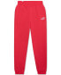 ფოტო #5 პროდუქტის Women's Embroidered-Logo High-Waist Fleece Sweatpant Jogger