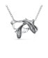 ფოტო #2 პროდუქტის Sterling Silver Nautical Pisces Water Fish Zodiac Sign Astrology Horoscope Pendant Necklace For Women