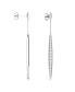 ფოტო #2 პროდუქტის Moissanite Drop Earrings 1 ct. t.w. Diamond Equivalent in 14k White Gold