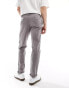 ASOS DESIGN tapered washed chino in grey