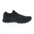 Фото #2 товара Asics Gel-Nimbus 24 Mens Black Leather Extra Wide Athletic Running Shoes