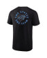 Фото #2 товара Men's Black Carolina Panthers Big and Tall Two-Sided T-shirt
