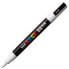 Фото #2 товара Шариковая ручка POSCA PC-3M Белая (6 штук)