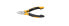 Фото #1 товара Wiha Diagonal cutter Professional ESD. - Diagonal pliers - Carbon steel - Black - Yellow - 115 mm - 11.4 cm (4.5") - 60 g