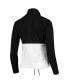 Women's Black, White Portland Timbers Harbor Raglan Half-Zip Jacket