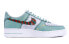 【定制球鞋】 Nike Air Force 1 Low 07 空军一号 低帮 圣诞夜 麋鹿 雪花 低帮 板鞋 男款 灰绿 / Кроссовки Nike Air Force CW2288-111