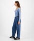 ფოტო #3 პროდუქტის Juniors' High-Rise Slim-Leg Cargo Pants