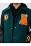 Фото #30 товара Куртка Koton Classic Eagle Embroidered Snap Button Coat