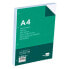LIDERPAPEL Replacement A4 100 sheets 100g/m2 square 4 mm with margin 4 holes