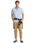 Фото #5 товара Men's Classic-Fit Short-Sleeve Oxford Shirt