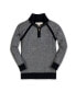ფოტო #1 პროდუქტის Boys Organic Long Sleeve Half Zip Raglan Contrast Sweater, Infant