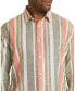 Фото #2 товара Johnny Big Men's Portugal Stripe Linen Shirt Tall