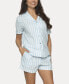 ფოტო #3 პროდუქტის Women's Mirielle 2 Pc. Shorts Pajama Set