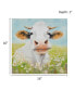 Sunshine Animals Cow Canvas Wall Art