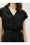 Фото #31 товара Pırıltılı Midi Elbise Anvelop Kemerli