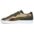 Фото #3 товара Puma Suede Camowave Lace Up Mens Green Sneakers Casual Shoes 38927701