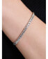 Фото #2 товара Paddy Oval 5mm Chain Bracelet in Sterling Silver