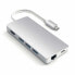 Фото #2 товара Satechi ST-TCMA2S - USB 3.2 Gen 1 (3.1 Gen 1) Type-C - Silver - MicroSD (TransFlash) - SD - HDMI - RJ-45 - USB 3.2 Gen 1 (3.1 Gen 1) Type-C - CE - FCC - USB