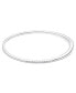 ფოტო #1 პროდუქტის Sterling Silver and Cubic Zirconia Bangle Bracelet