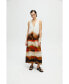 ფოტო #1 პროდუქტის Women's Printed Ankle Length Dress