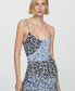 ფოტო #3 პროდუქტის Women's Contrast Stitching Printed Dress