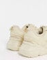 Public Desire Unorthodox chunky trainers in beige