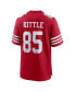 Men's George Kittle Scarlet San Francisco 49ers Super Bowl LVIII Game Jersey