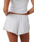 ფოტო #2 პროდუქტის Women's Soft Lounge Lace Trim Pajama Short