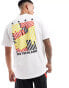 Фото #1 товара adidas Football t-shirt with graphic in white