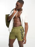 Hugo abas swim shorts in open green