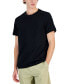 Фото #1 товара Men's Mercerized Cotton Short Sleeve Crewneck T-Shirt, Created for Macy's