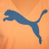 Puma Essentials Logo Crew Neck Sleeveless T-Shirt Mens Orange Casual Tops 587875