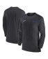 Men's Kentucky Wildcats 2024 Sideline Coach UV Performance Long Sleeve T-Shirt Anthracite, Royal, M - фото #1