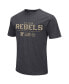 Фото #3 товара Men's Heather Black Ole Miss Rebels Big and Tall OHT Military-Inspired Appreciation Playbook T-shirt