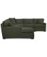 Radley Fabric 6-Piece Chaise Sectional with Wedge, Created for Macy's