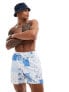 Фото #1 товара Hollister patchwork paisley printed swim shorts in blue