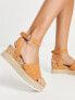 Фото #3 товара Glamorous espadrille wedge sandals in tan