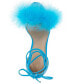ფოტო #4 პროდუქტის Women's Biny Faux Feathers Sandal