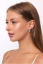 Серьги Brilio Silver Pearl Goddess clear, gold - фото #2