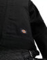 Dickies unlined cropped eisenhower jacket in black