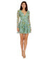 ფოტო #1 პროდუქტის Women's Kari Embroidered Fit & Flare Dress