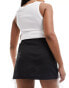 Фото #4 товара Miss Selfridge tipped side bow mini skirt