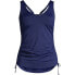 Фото #6 товара Women's DD-Cup Adjustable V-neck Underwire Tankini Swimsuit Top Adjustable Straps