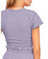 ფოტო #2 პროდუქტის Women's Keiko Fitted Crew-Neck T-Shirt