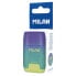 MILAN Box With Hanger Compact Eraser With Sharpener Sunset Serie