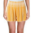 Фото #2 товара Aqua 253661 Womens Striped Smocked High Rise Casual Shorts Sie Large