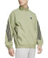 Men's Icon Three-Stripe Woven Track Jacket Tent Grn/blk, 2XL - фото #1