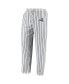 ფოტო #3 პროდუქტის Men's White, Navy Chicago White Sox Logo Vigor Pinstripe Pants