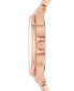 ფოტო #3 პროდუქტის Women's Mini-Lennox Three-Hand Rose Gold-Tone Stainless Steel Bracelet Watch 33mm