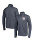 Men's Charcoal New York Giants Quarter-Zip Sweatshirt